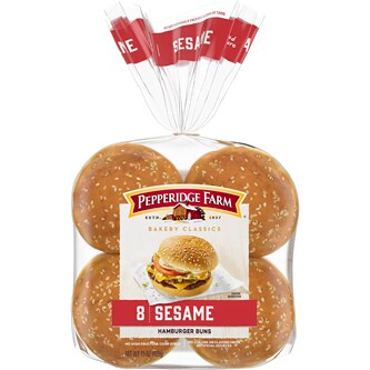 Pepperidge Farm Classics Sesame Topped Hamburger Buns