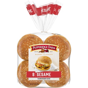 Pepperidge Farm Classics Sesame Topped Hamburger Buns