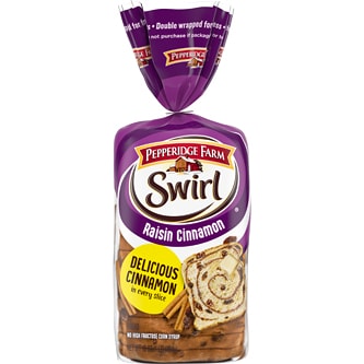 Pepperidge Farm Raisin Cinnamon Swirl Bread