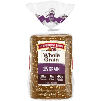 Pepperidge Farm Bread Whole Grain 15 Grain