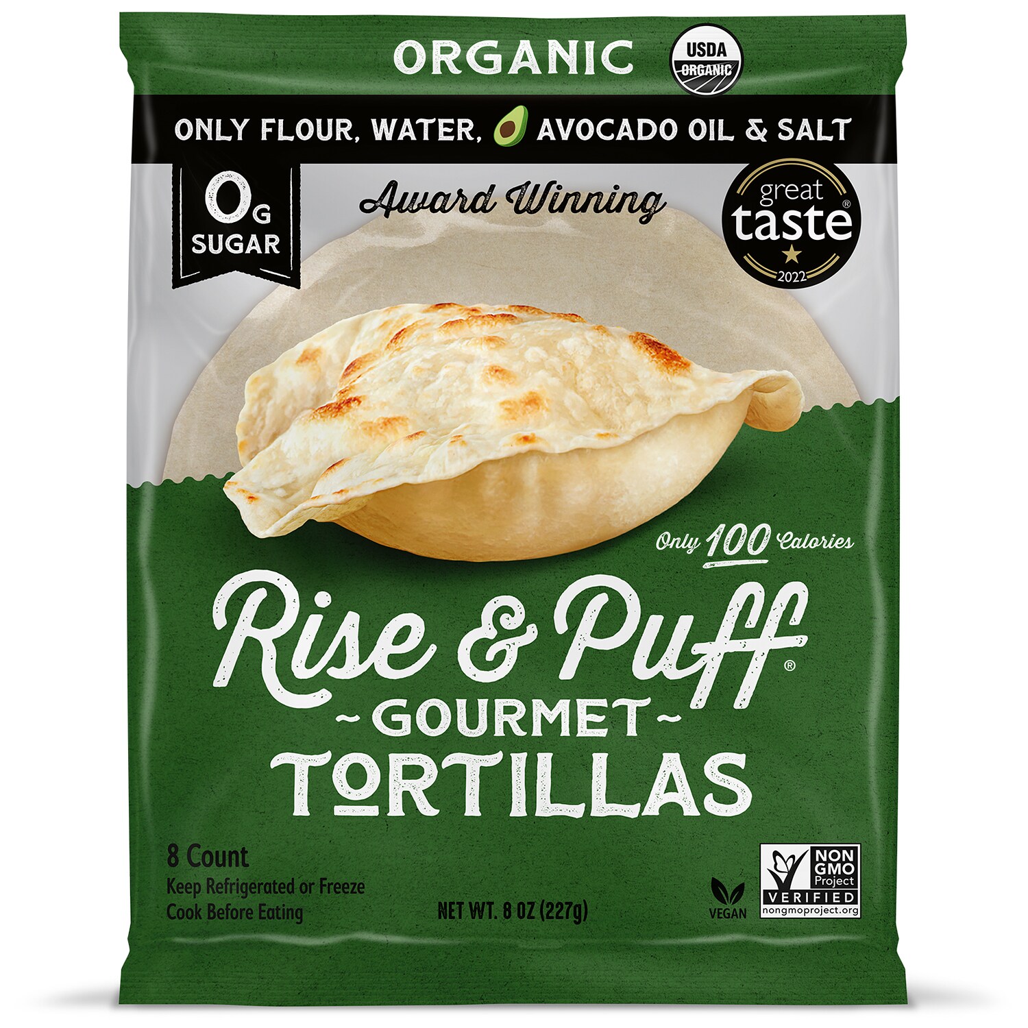 Rise & Puff Organic Tortillas