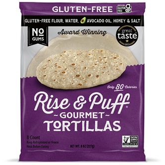 Rise & Puff Gluten-Free Tortillas