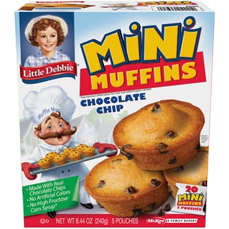 Little Debbie Chocolate Chip Mini Muffins