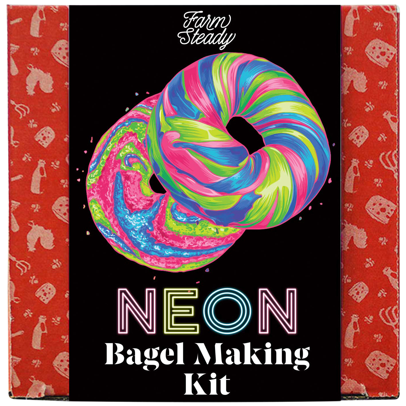 FarmSteady Neon Bagel Making Kit