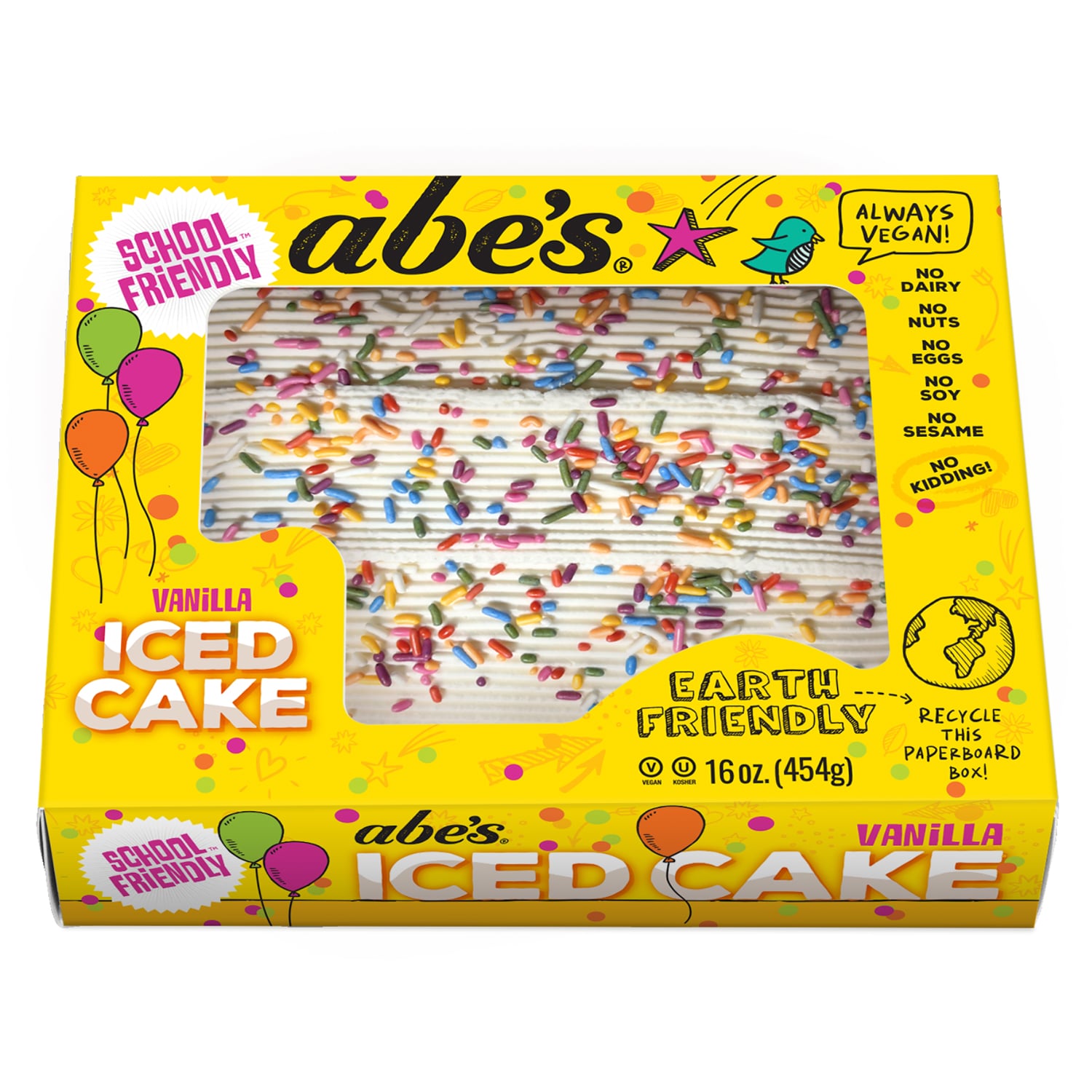 Abe's Vanilla Iced Cake, Frozen