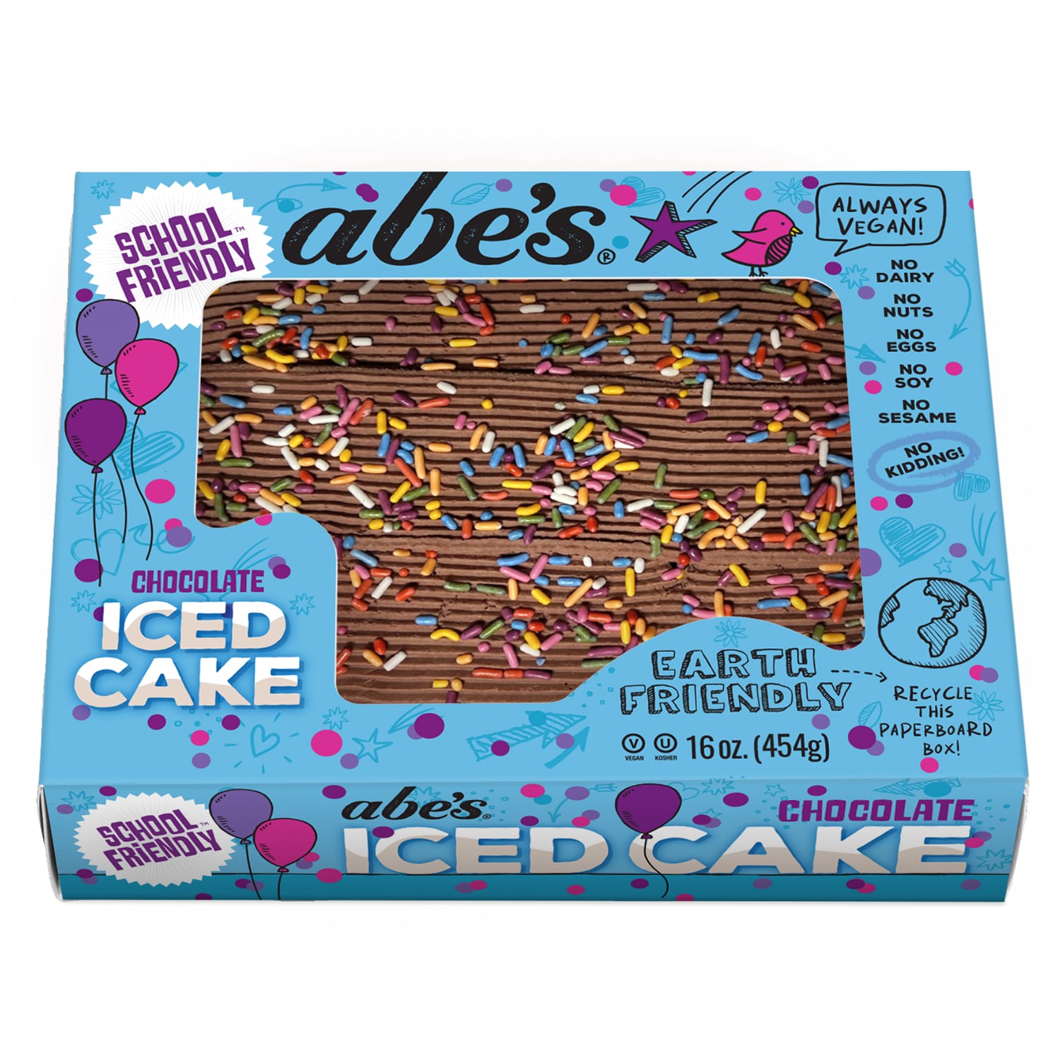 Abe's Chocolate Iced Cake, Frozen
