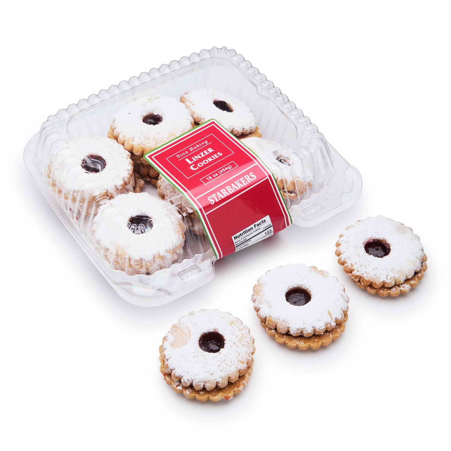 Starbakers Linzer Raspberry Cookies