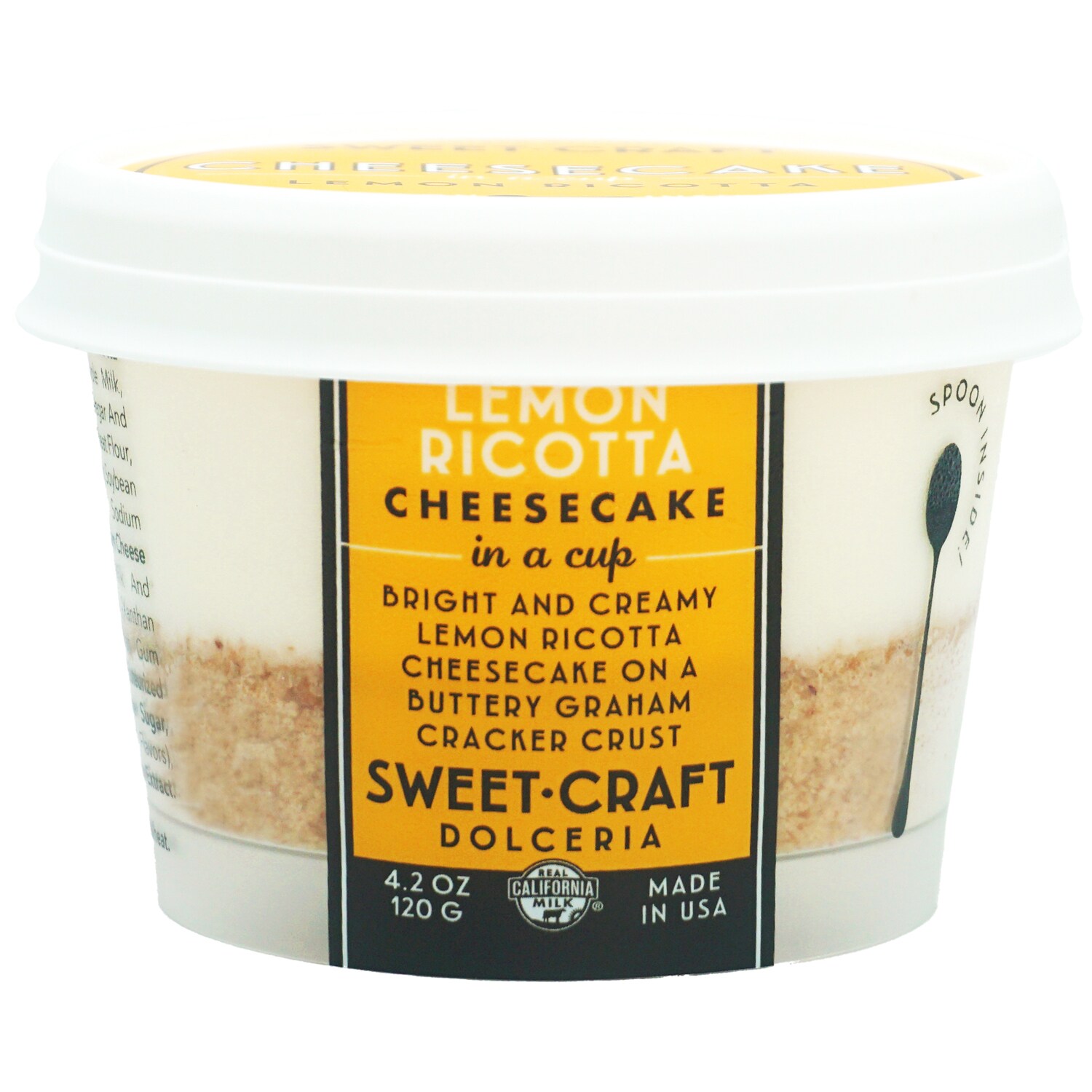 Sweet Craft Dolceria Lemon Ricotta Cheesecake