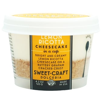 Sweet Craft Dolceria Lemon Ricotta Cheesecake