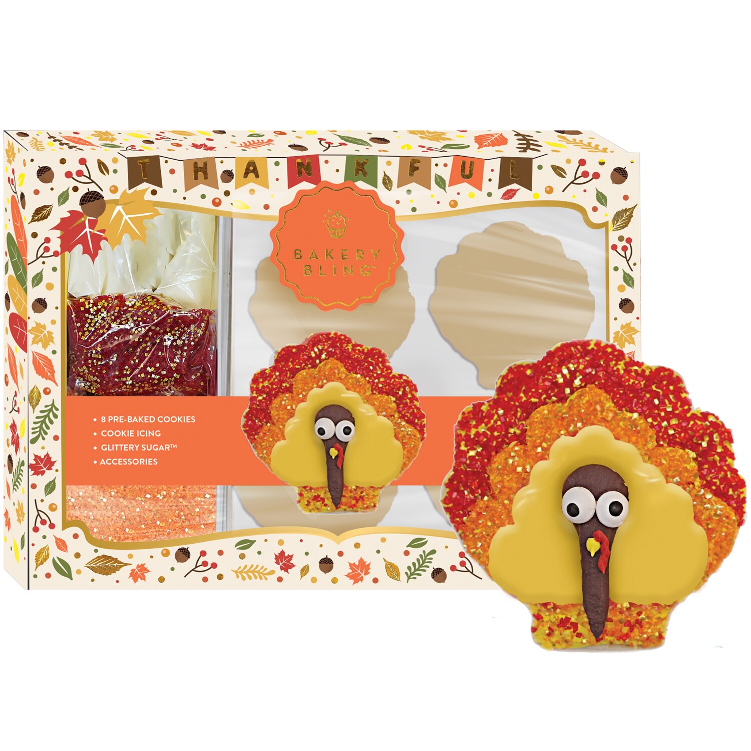 Bakery Bling Turkey Cookie Kit