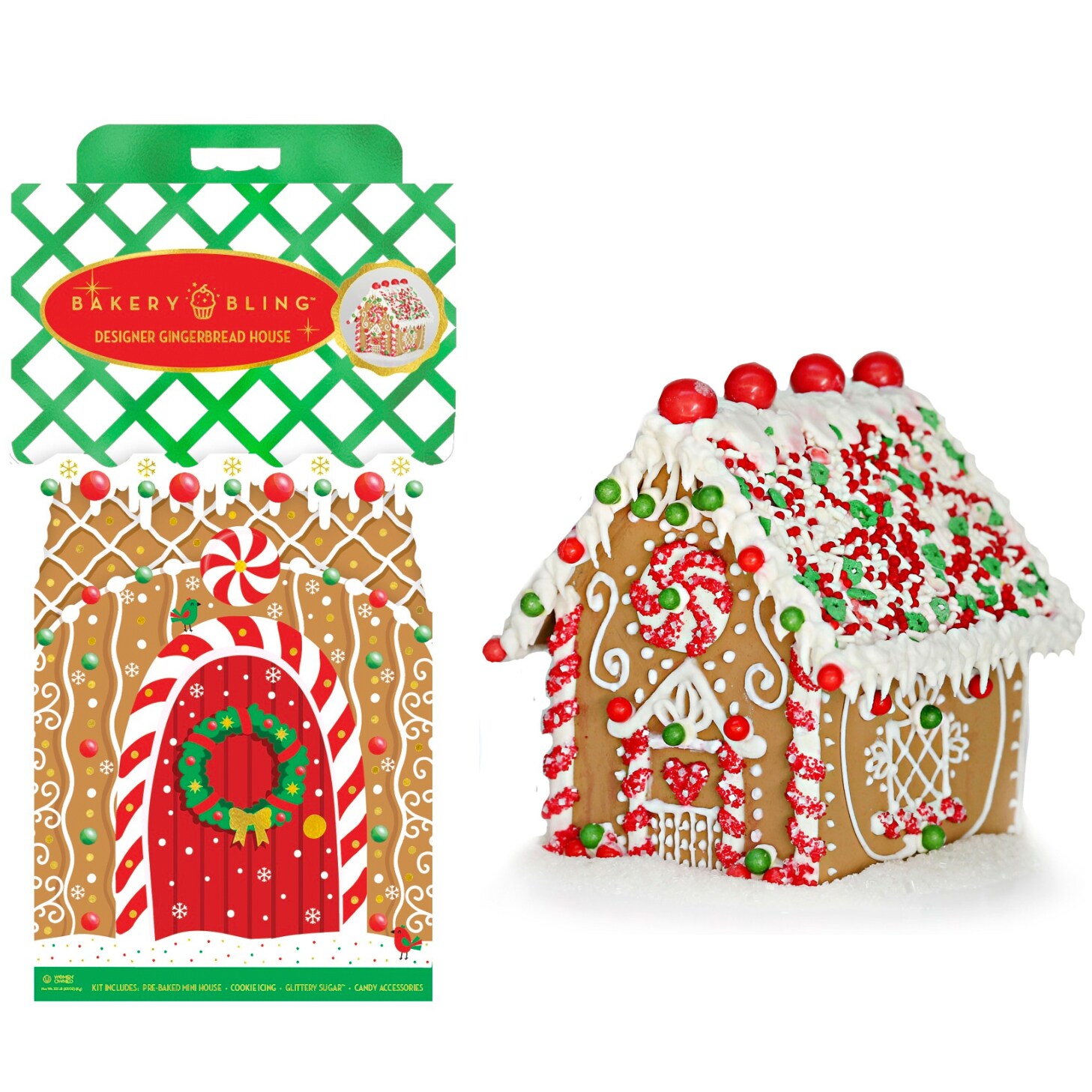 Bakery Bling Red & Green Mini House