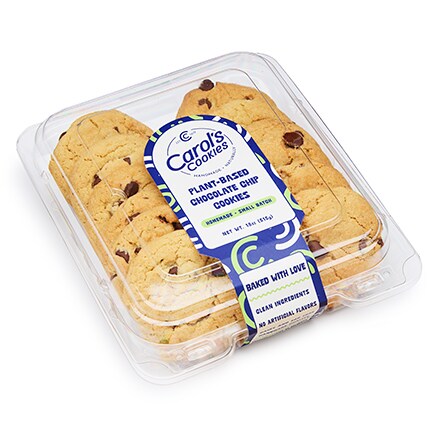 Carols Cookies Plant-Based Chocolat Chip, Frozen, image 2 of 2 slides