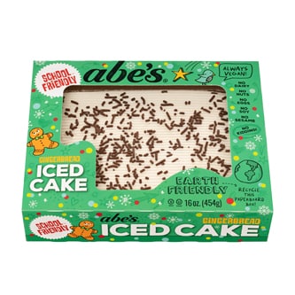 Abe's Gingerbread Iced Cake, Frozen