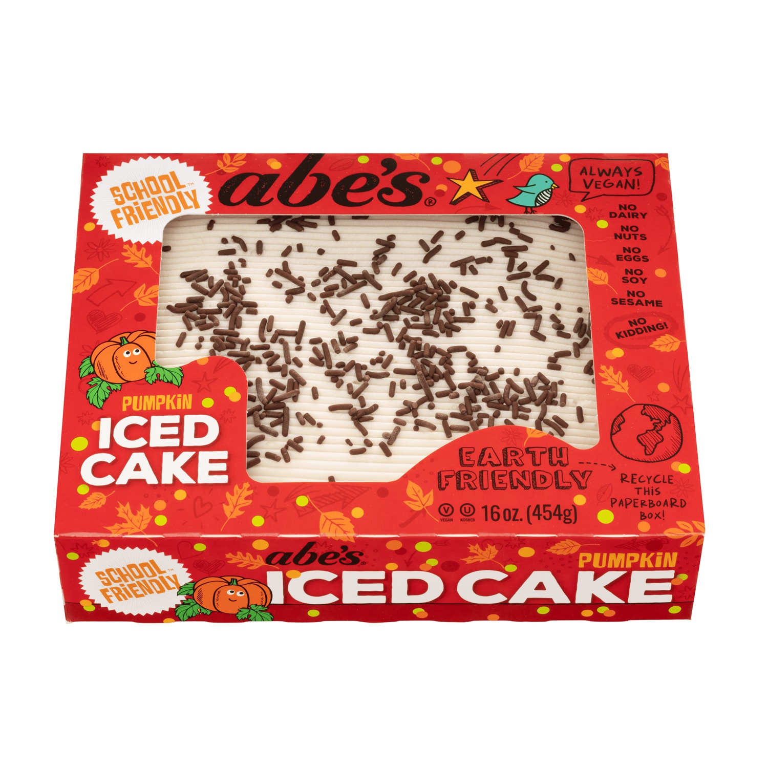 Abe's Pumpkin Iced Cake, Frozen
