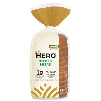 Hero Bread Sliced Seeded Bread, Frozen