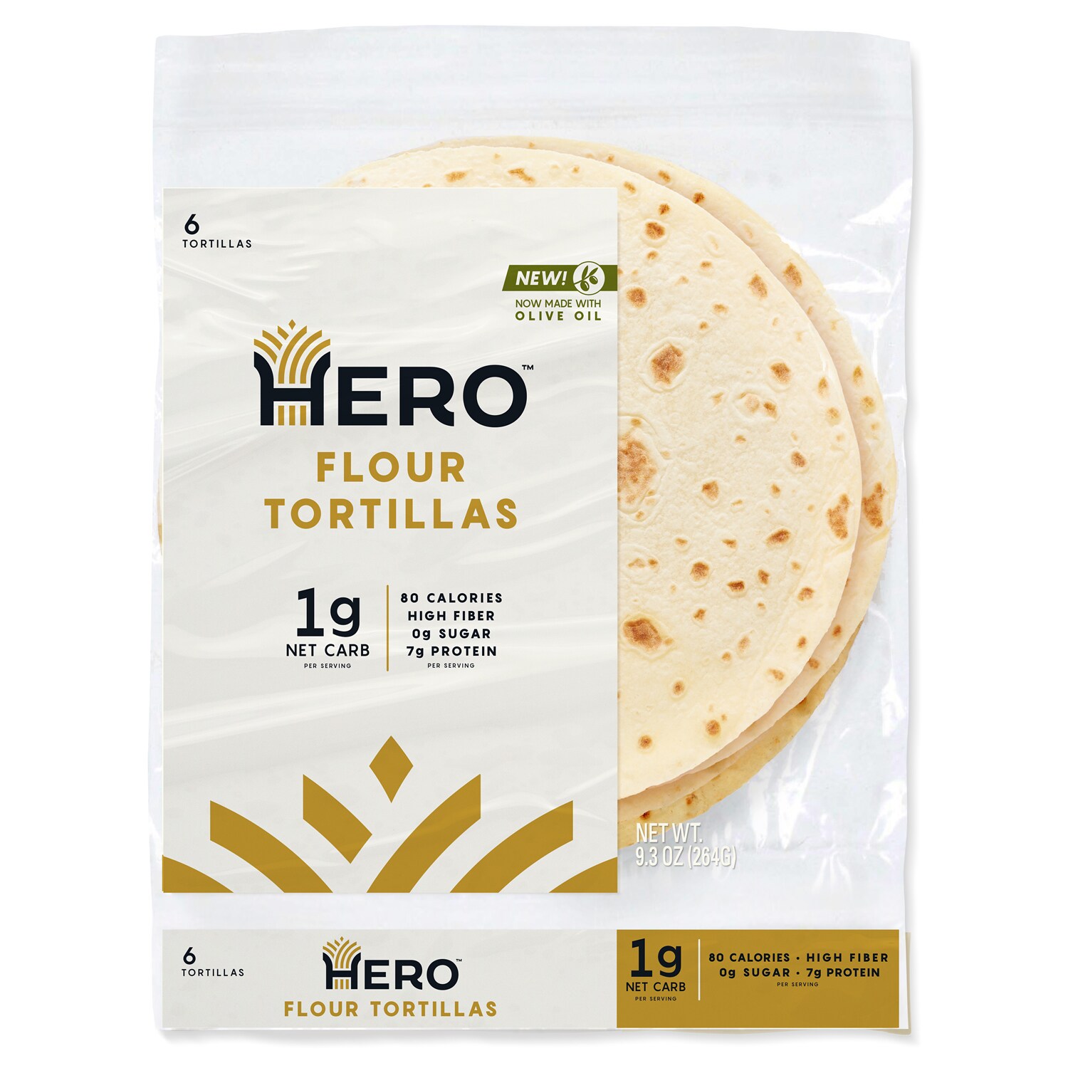 Hero Bread 8" Tortilla, Frozen