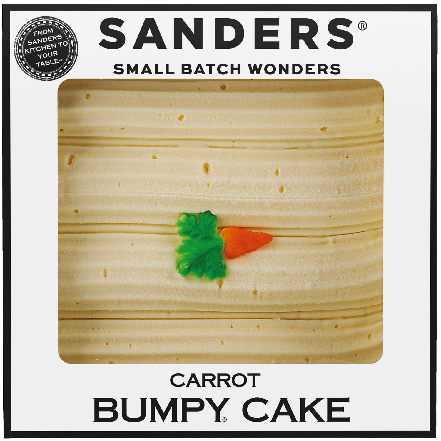 Sanders Carrot Bumpy Cake, image 1 of 2 slides