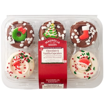 Magnolia Bakery Christmas Cupcake Assortment, Frozen