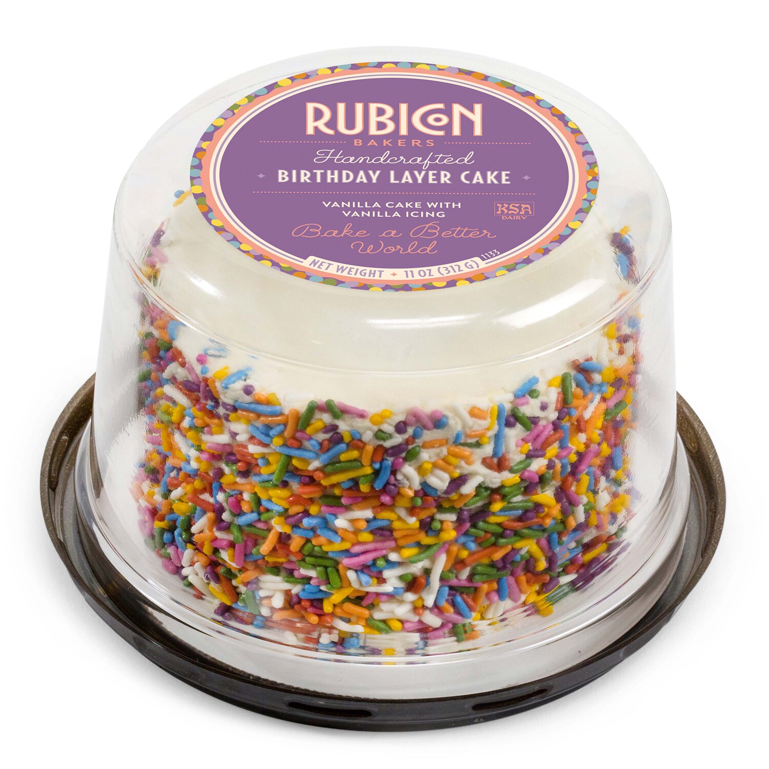 Rubicon Bakers Birthday Layer Cake                      , image 1 of 2 slides