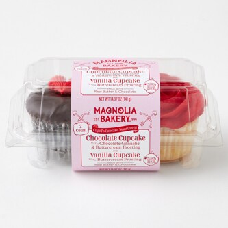 Magnolia Bakery Valentine's Day Cupcake Assortment, Vanilla/Chocolate, Frozen