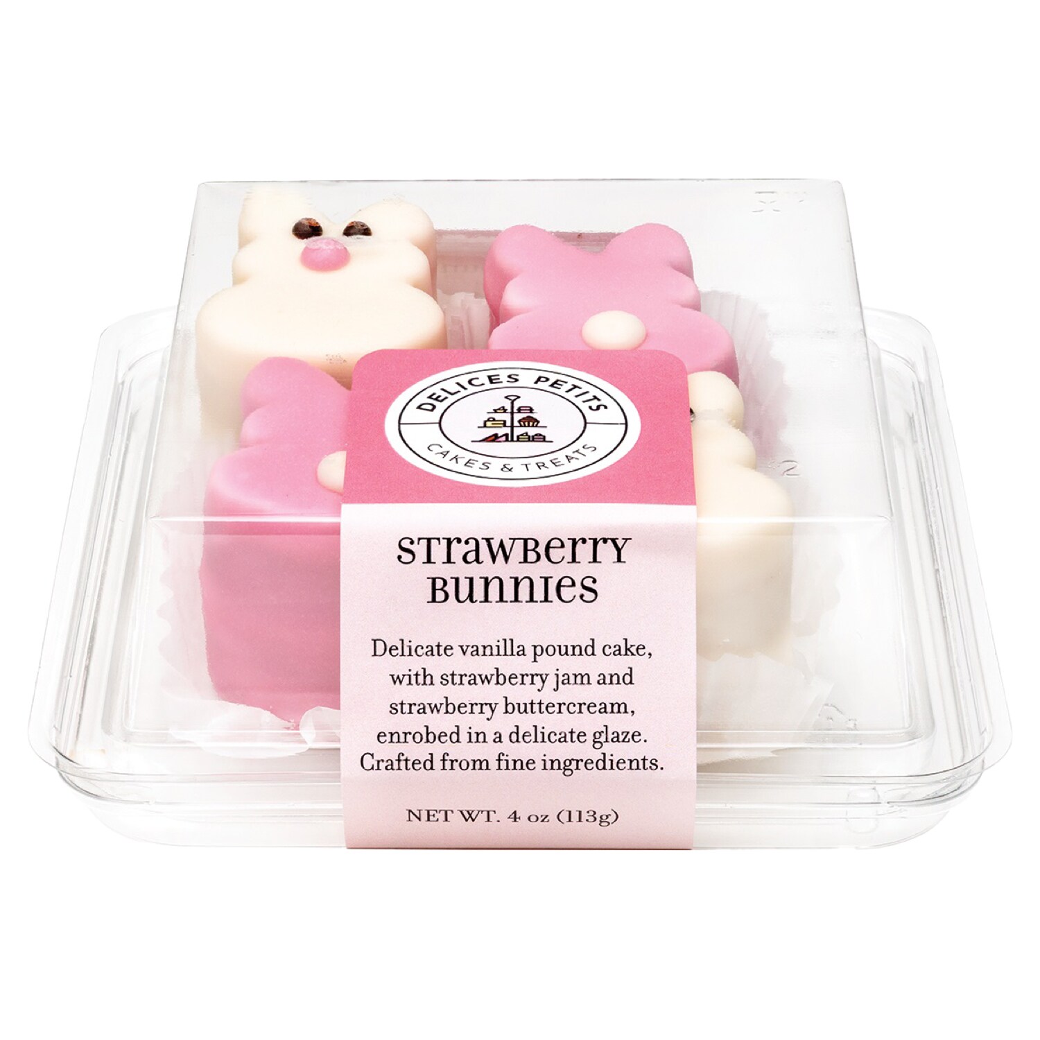 Delices Petits Strawberry Bunnies, Frozen