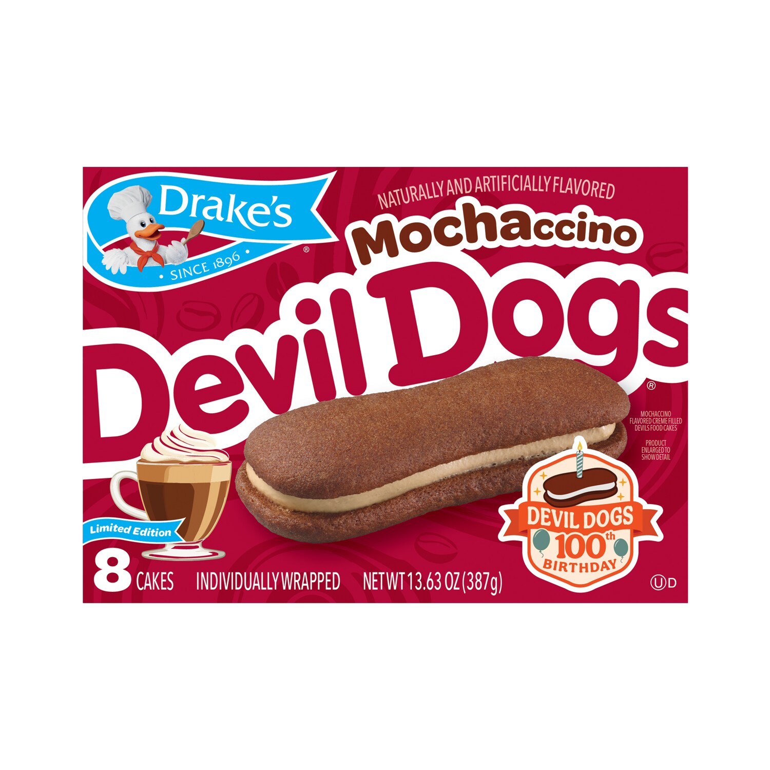 Drakes Devil Dogs Mochaccino