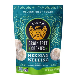 Siete Grain Free Cookies, Mexican Wedding
