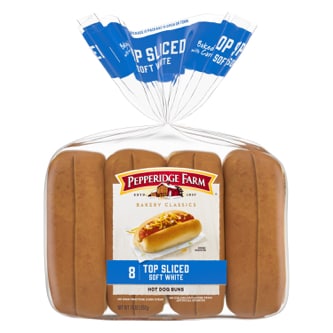 Pepperidge Farm Classic Top Sliced Hot Dog Buns