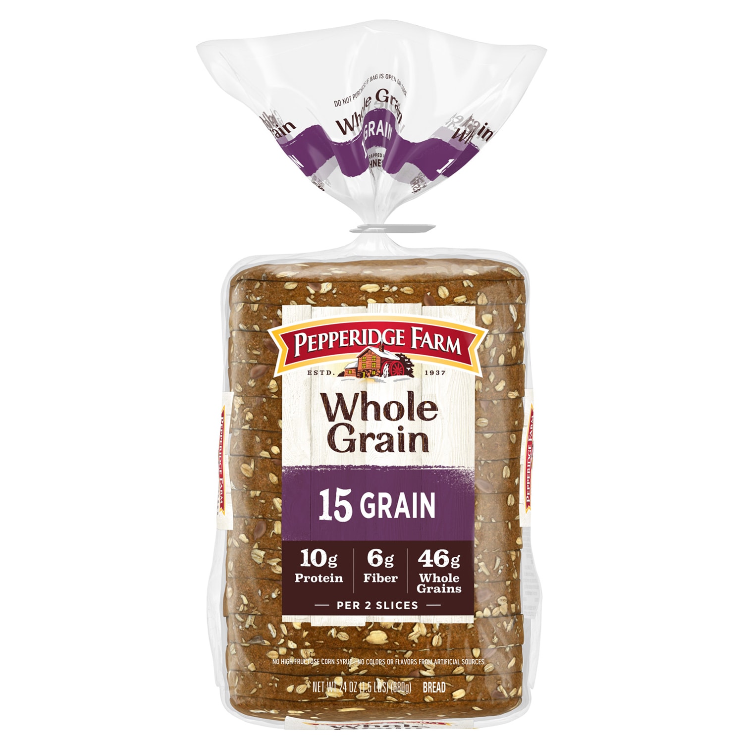 Pepperidge Farm Bread Whole Grain 15 Grain