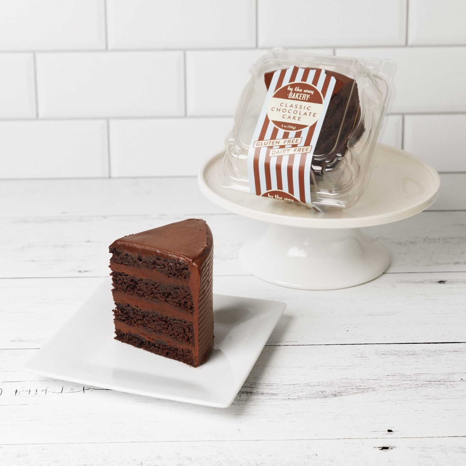 By The Way Bakery Chocolate Cake Slice