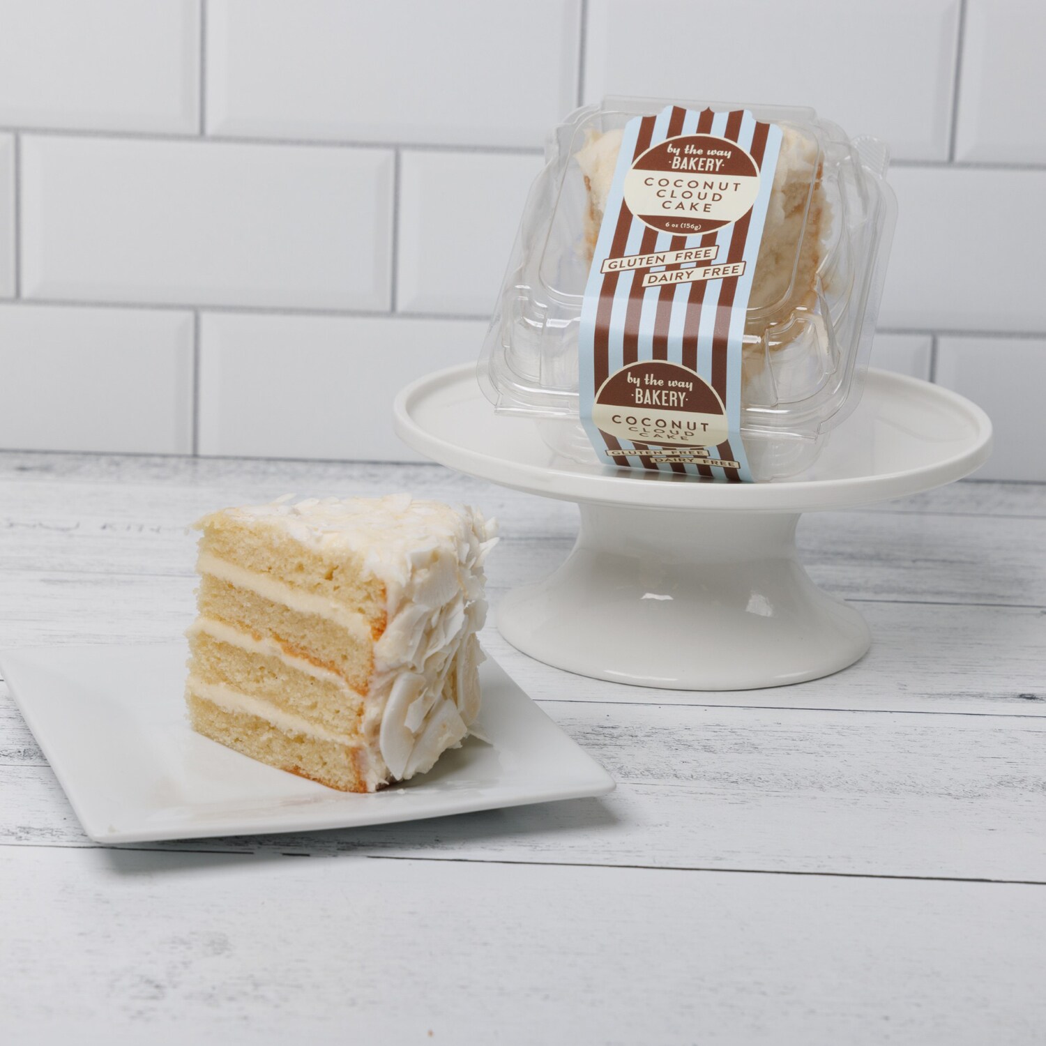 By The Way Bakery Coconut Cloud Cake Slice 