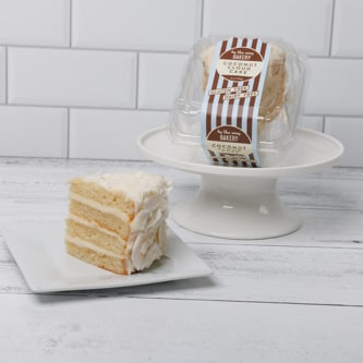 By The Way Bakery Coconut Cloud Cake Slice