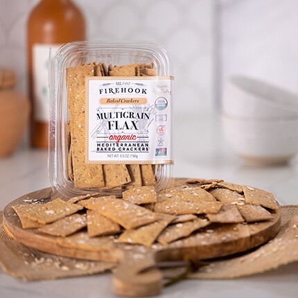 Firehook Baked Crackers, Multigrain Flax | FreshDirect