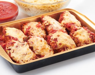 FreshDirect Chicken Parmesan w/ Spaghetti