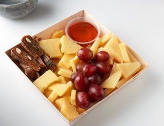 FreshDirect Aged Manchego and Aged Cheddar Cheese Board