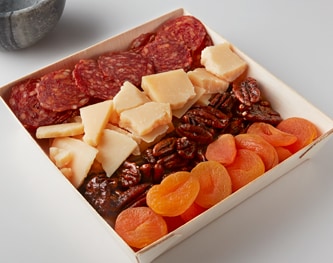FreshDirect Gouda and Chorizo Board