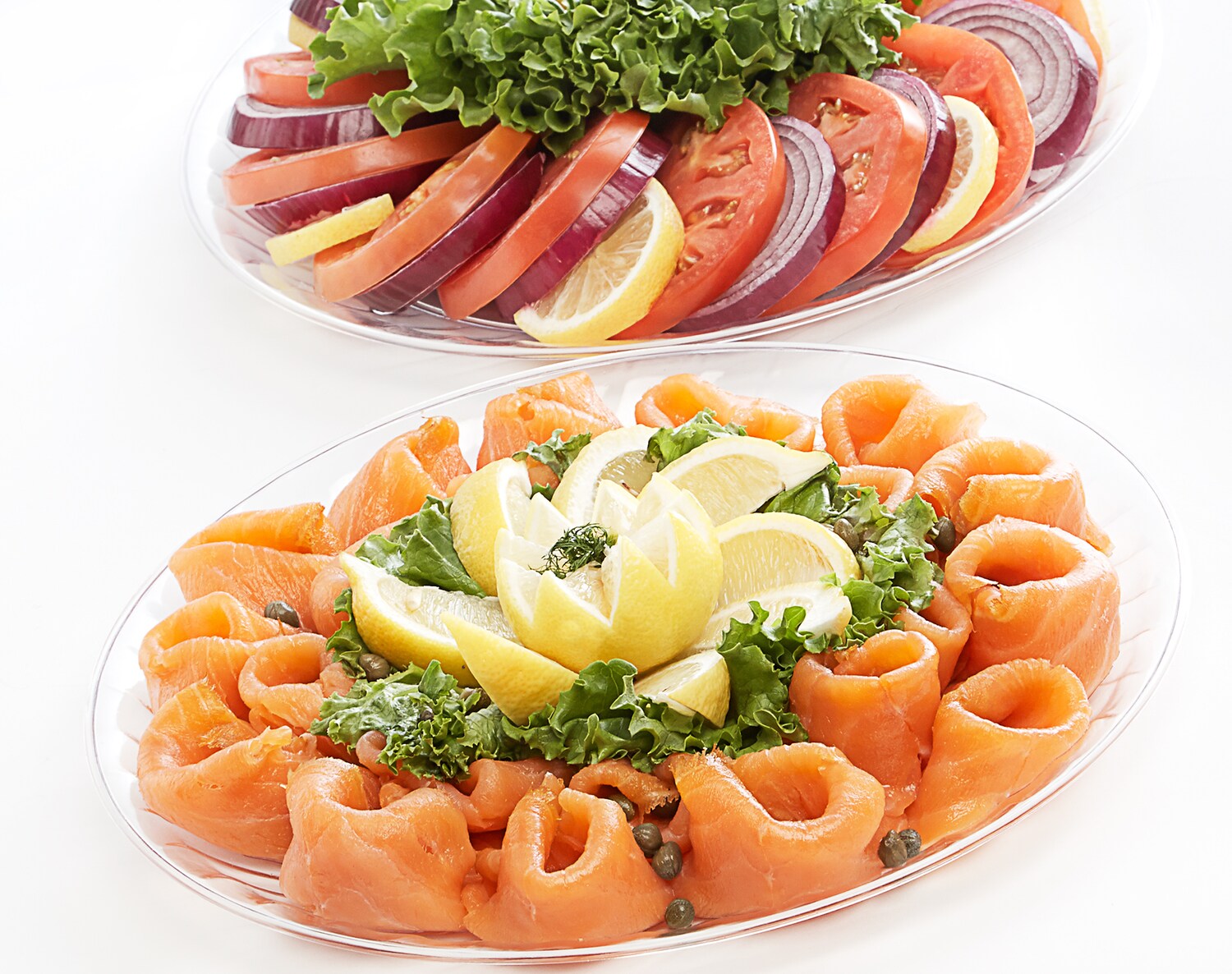FreshDirect Smoked Salmon Breakfast Platter without Bread, Large