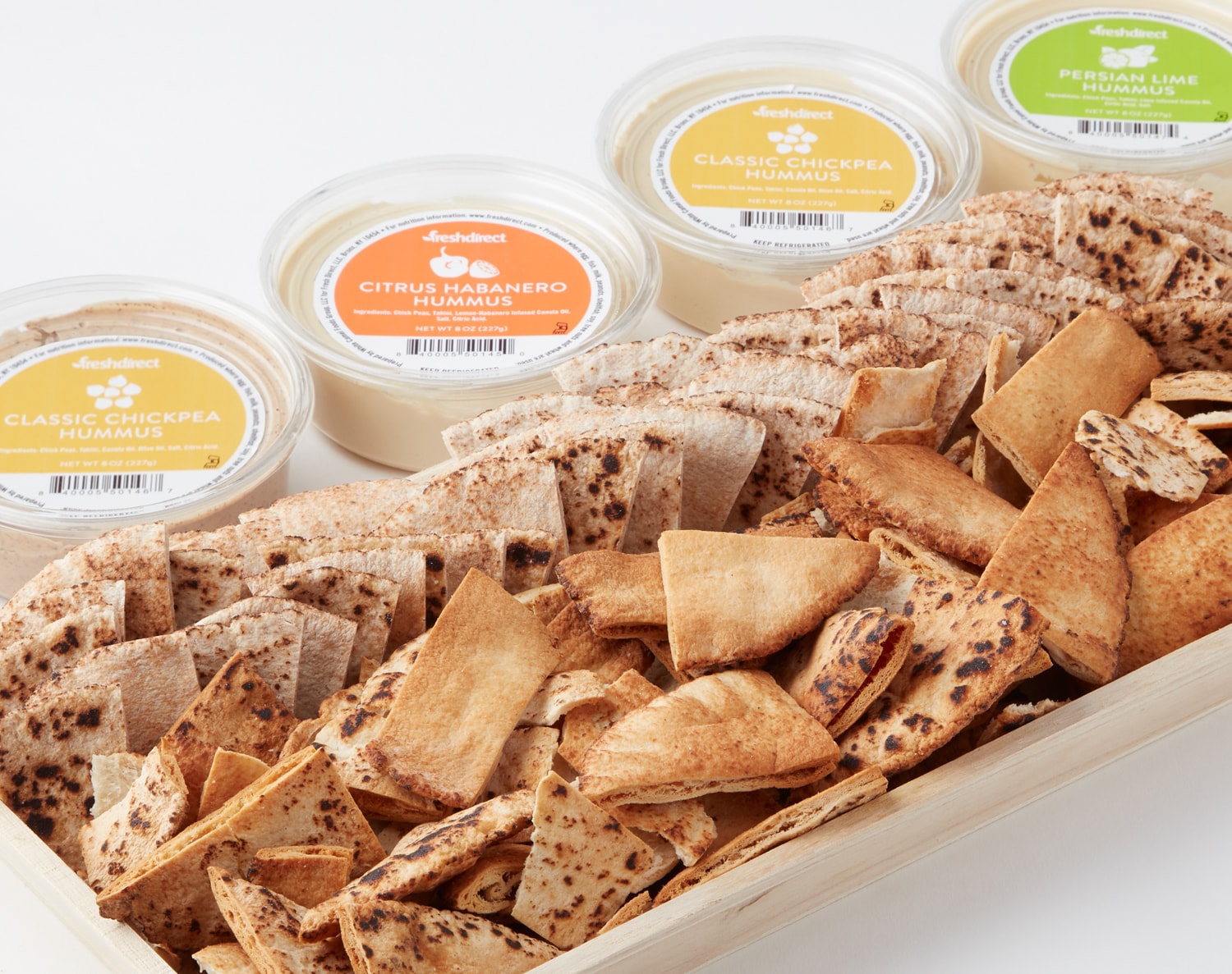Order FreshDirect Artisanal Hummus and Pita Platter Fast Delivery