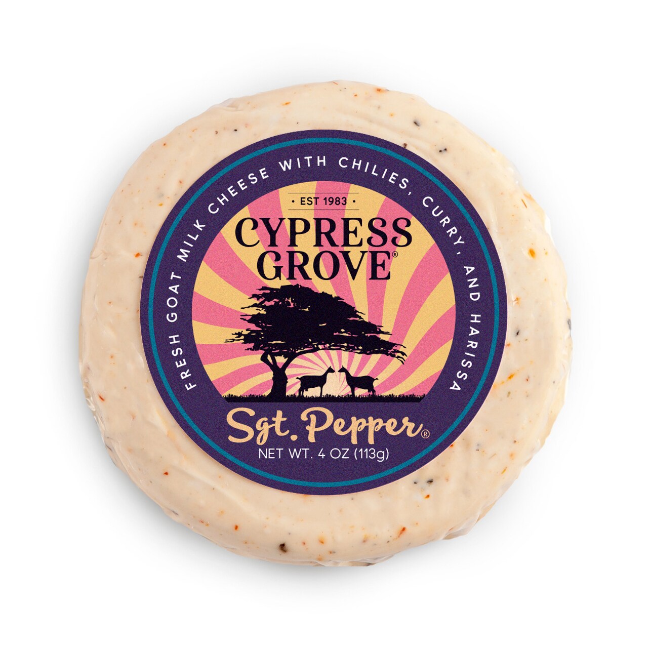 Cypress Grove Chèvre Sgt. Pepper Goat Milk Cheese