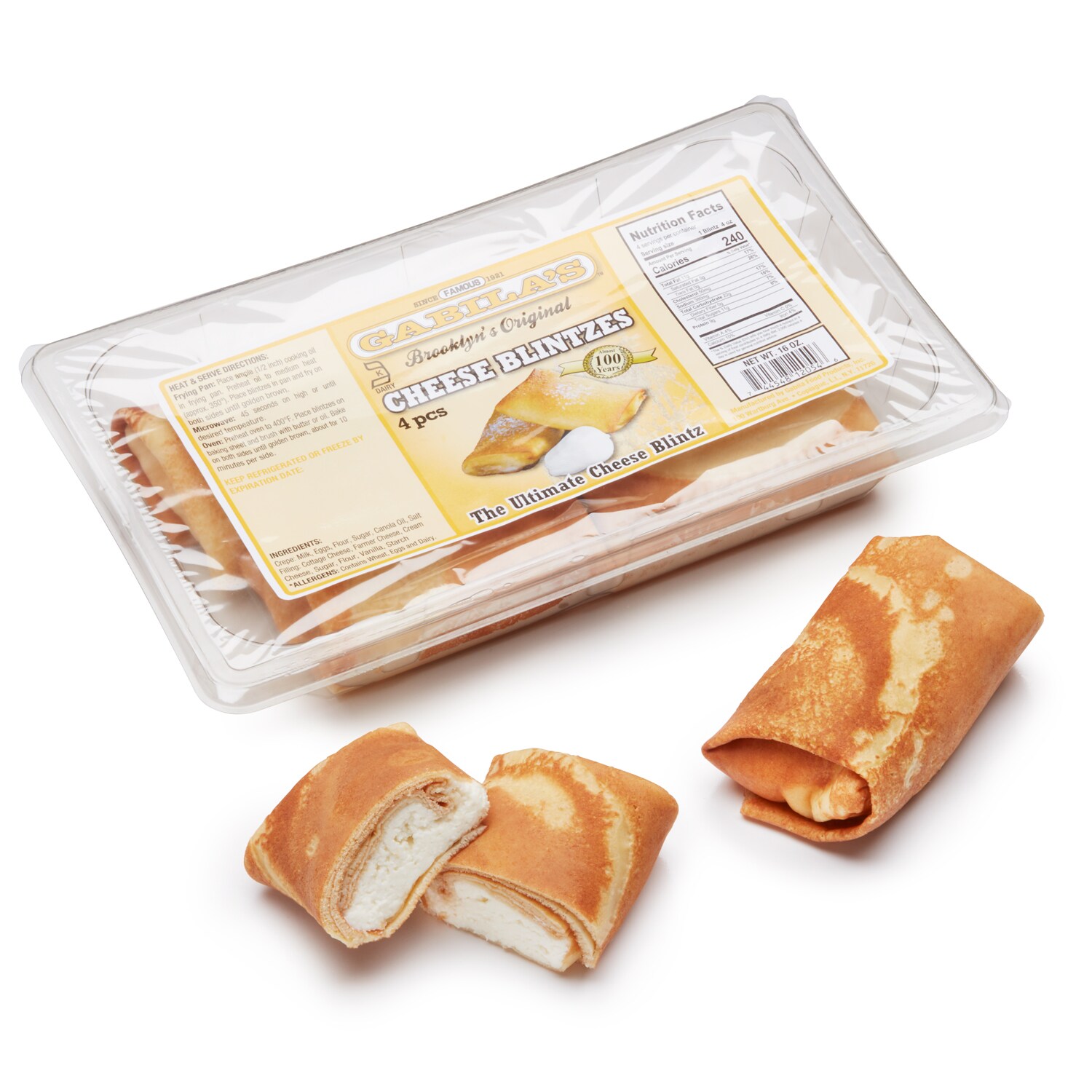 Gabila's Cheese Blintzes