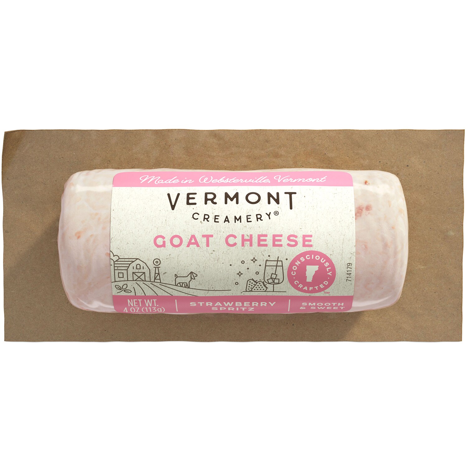 Vermont Creamery Fresh Goat Cheese, Strawberry Spritz