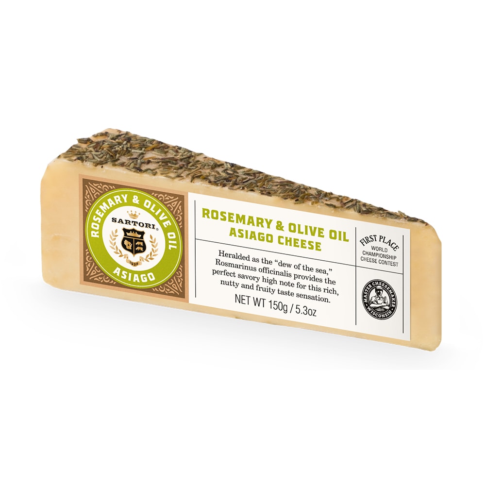 Sartori Asiago Cheese, Rosemary & Olive Oil