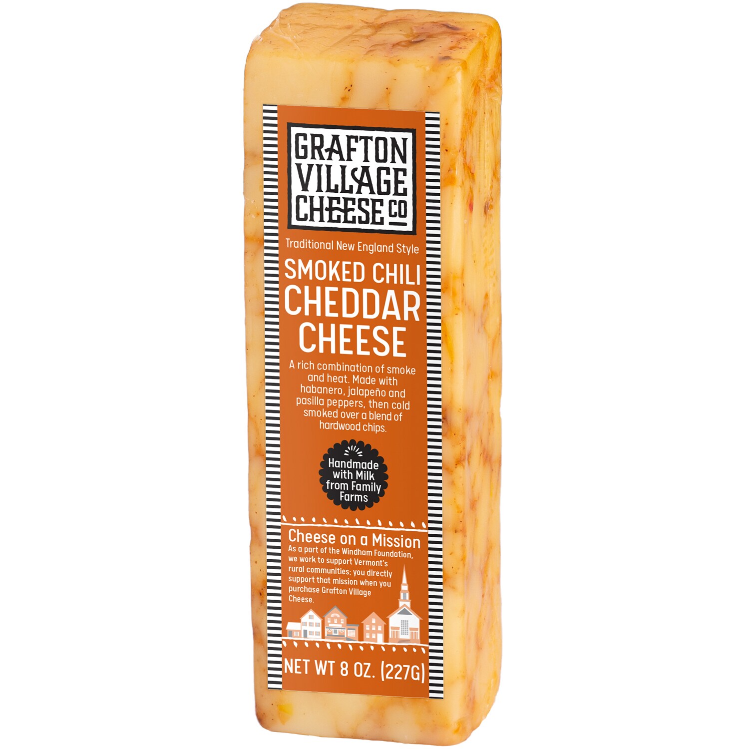 Grafton Village Cheese Company Smoked Chili Cheddar bar