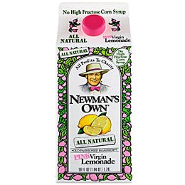 Newman's Own Pink Virgin Lemonade, Carton