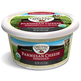 Organic Valley Shredded Italian Parmesan Cheese