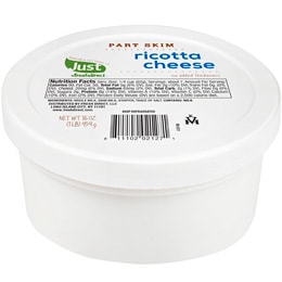 Just FreshDirect Local Part-Skim Ricotta Cheese
