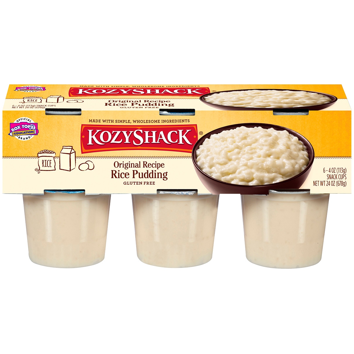 Kozy Shack Rice Pudding, All Natural