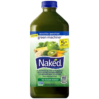 Naked Juice 100% Juice Smoothie, Green Machine, Plastic Bottle