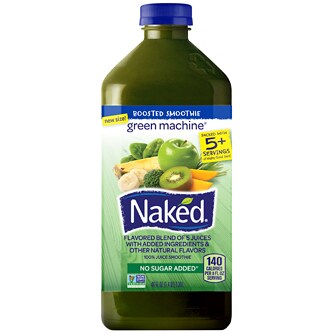 Naked Juice 100% Juice Smoothie, Green Machine, Plastic Bottle