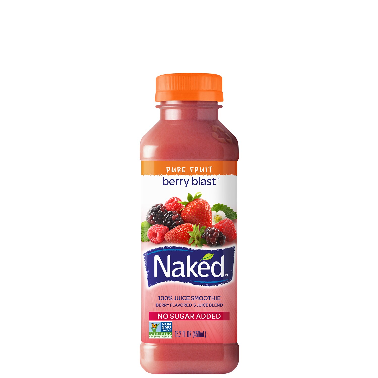 Naked Juice 100% Juice Smoothie, Berry Blast, Plastic Bottle